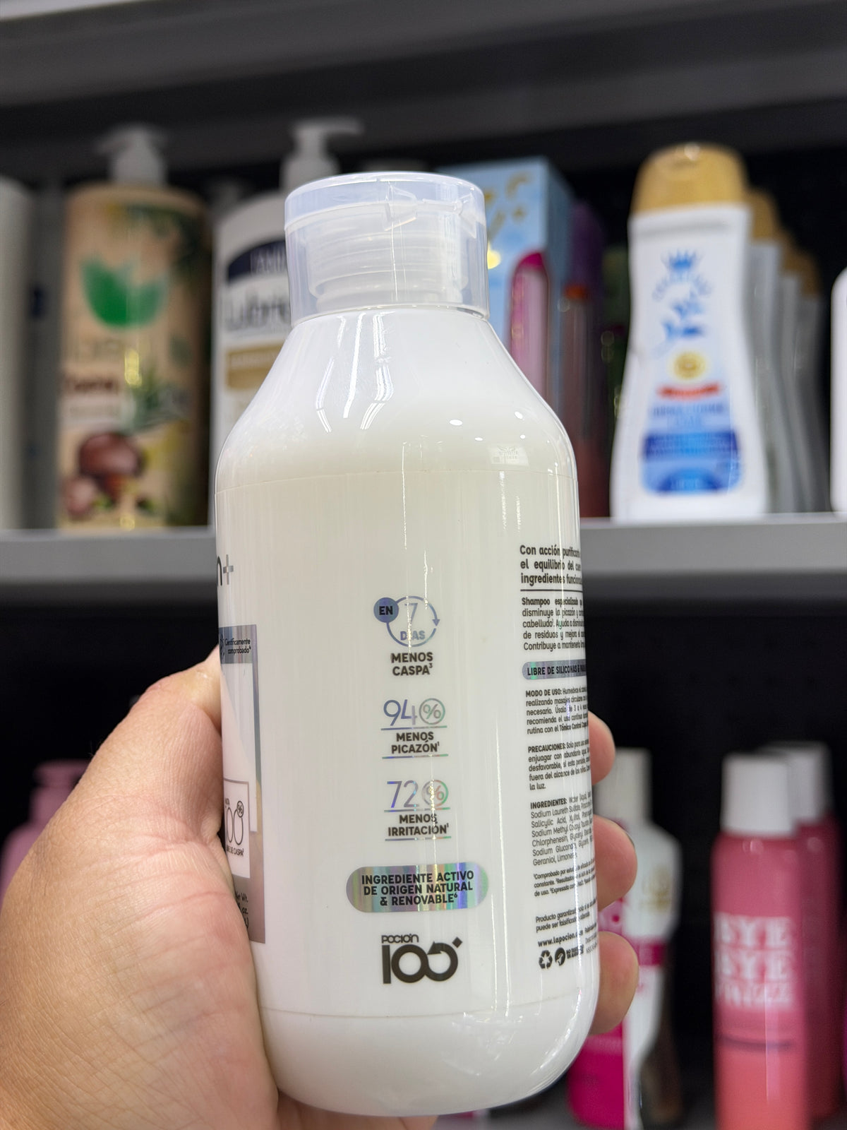 Shampoo Control Caspa Poción+ Defensa Total 450 ml