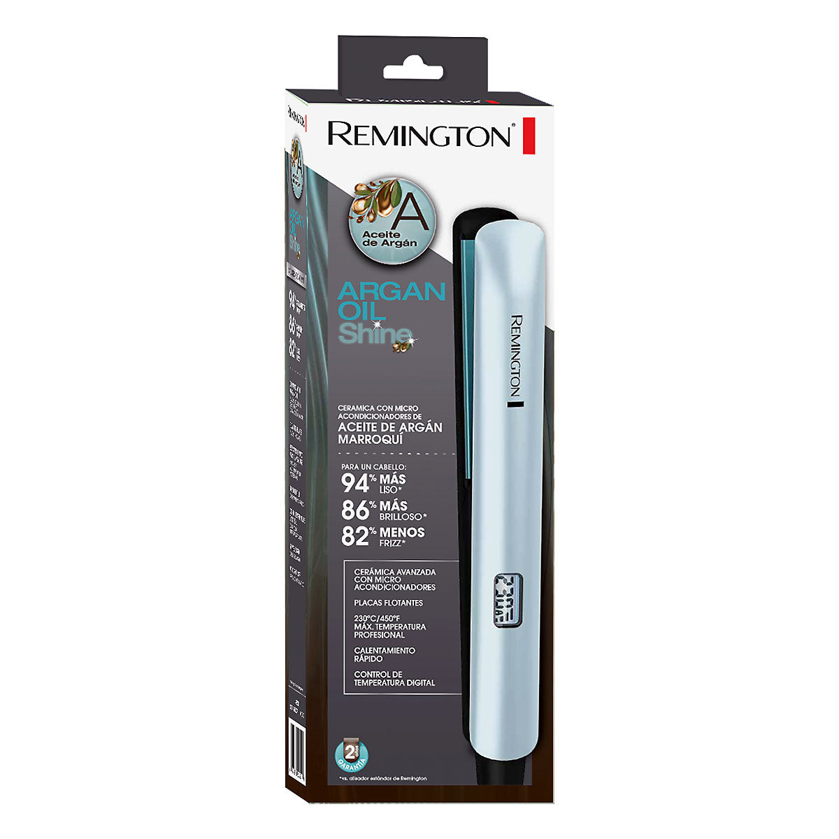 Plancha remington aceite de argan
