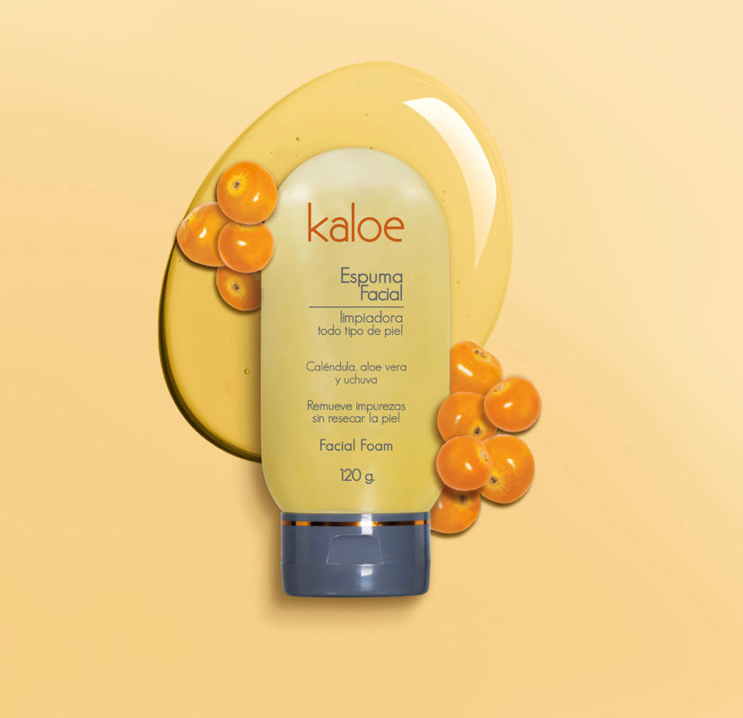 Espuma facial y corporal limpiadora kaloe