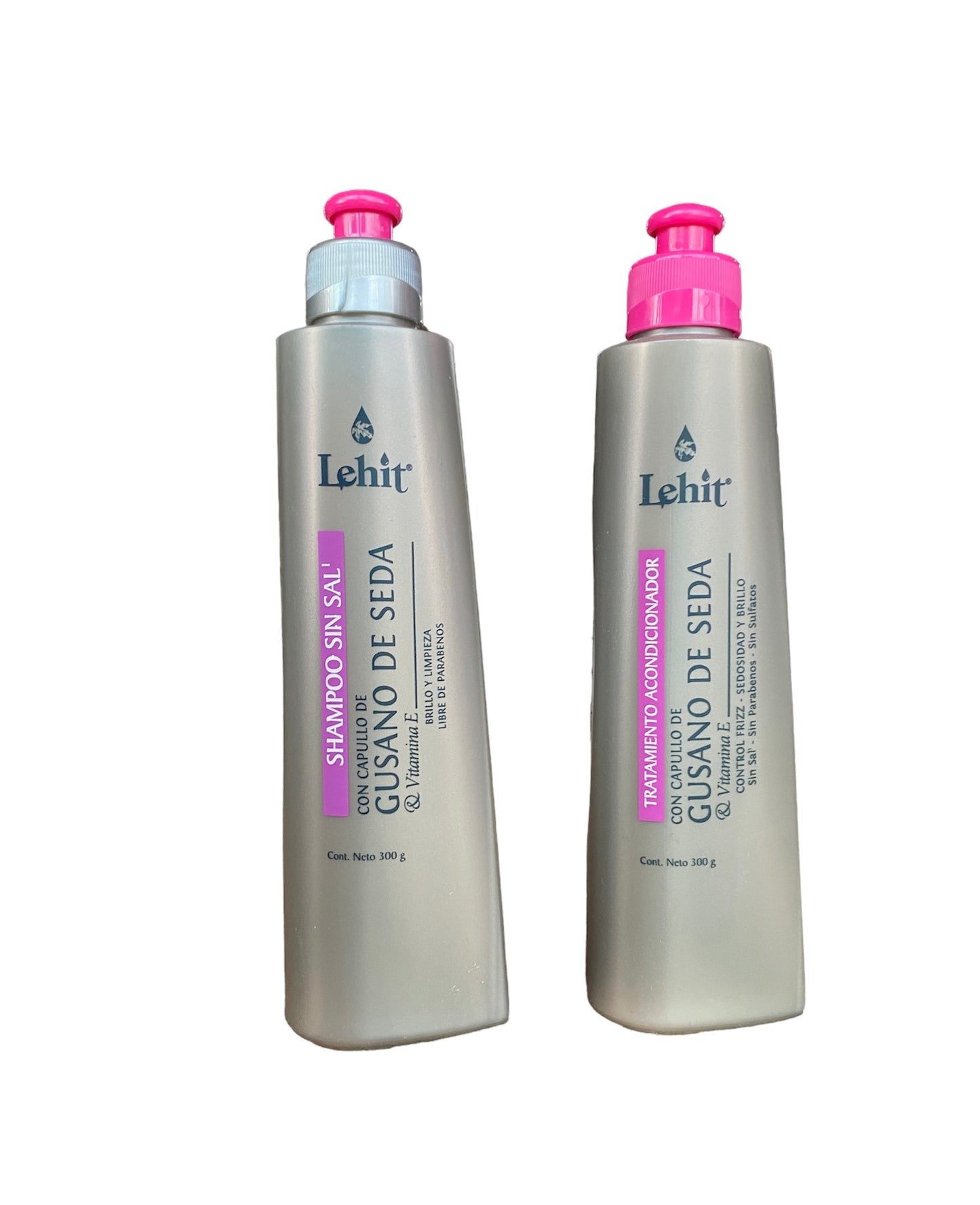 Kit shampoo y acondicionador gusano de seda lehit