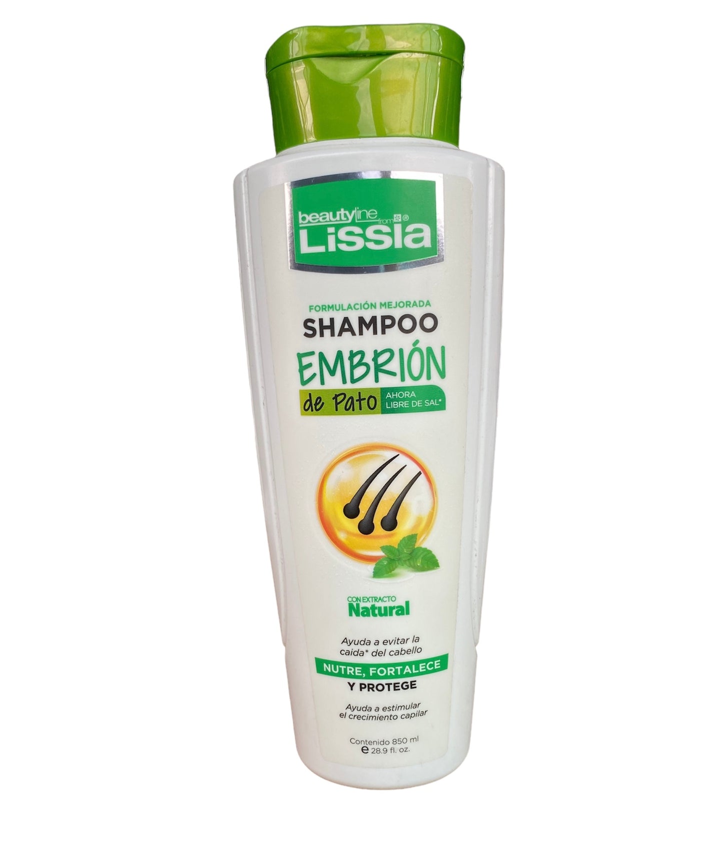 Shampoo embrión de pato lissia