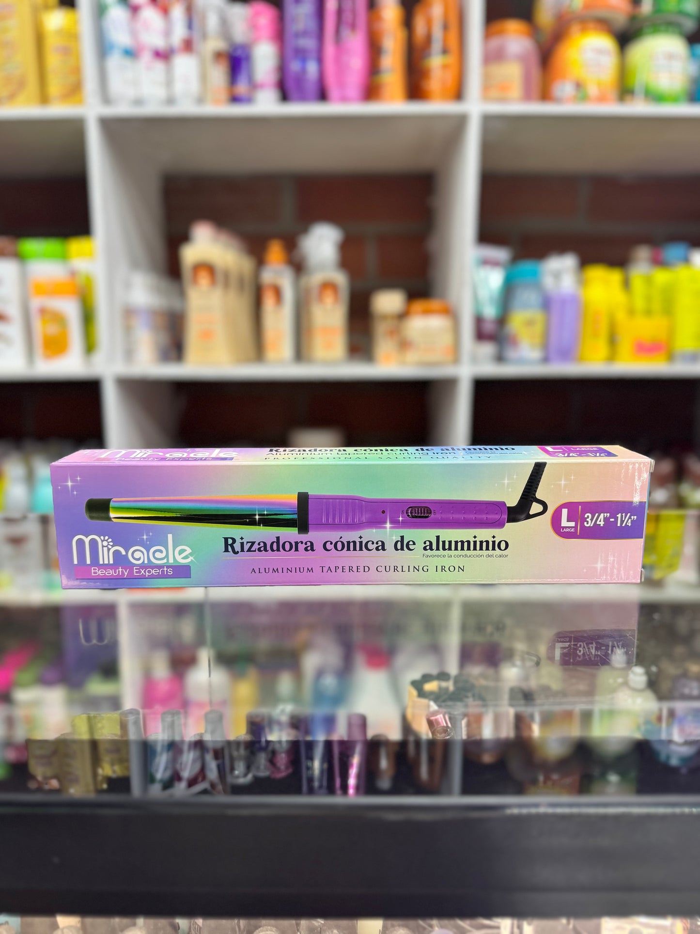 Pinza rizadora cónica de aluminio
