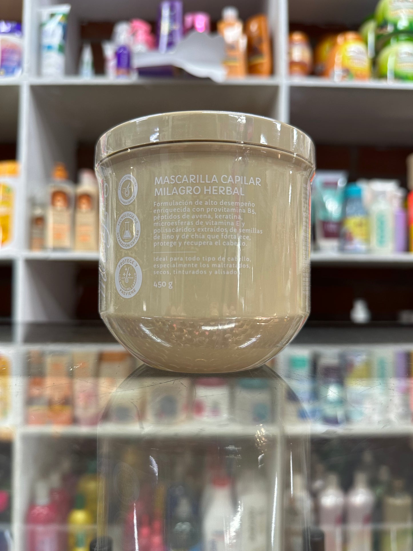 Mascarilla capilar milagro herbal
