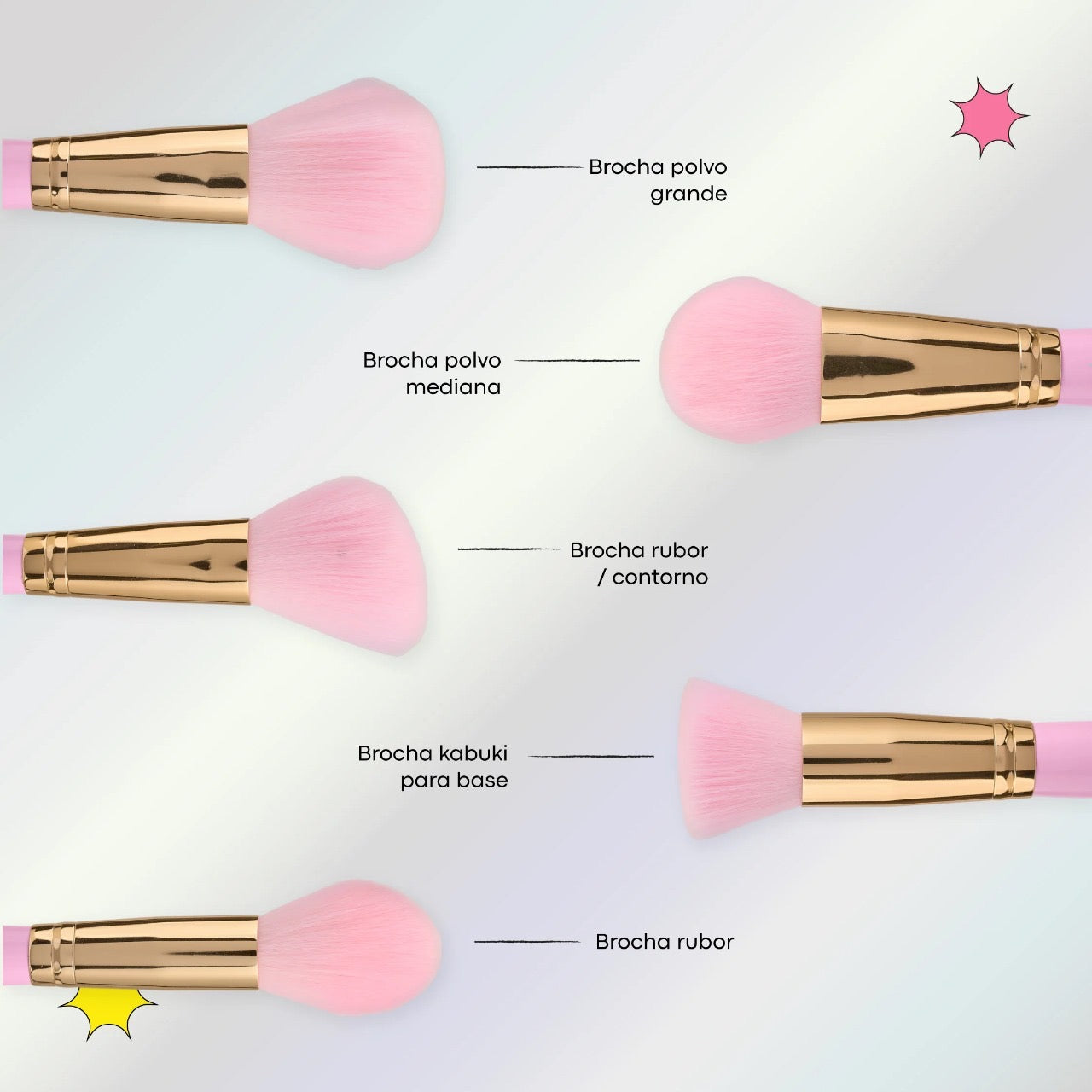 Kit brochas Lula x30 candy