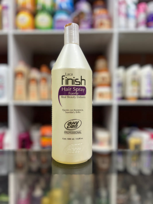 Laca finish hair spray fuerte x1000 duvy class