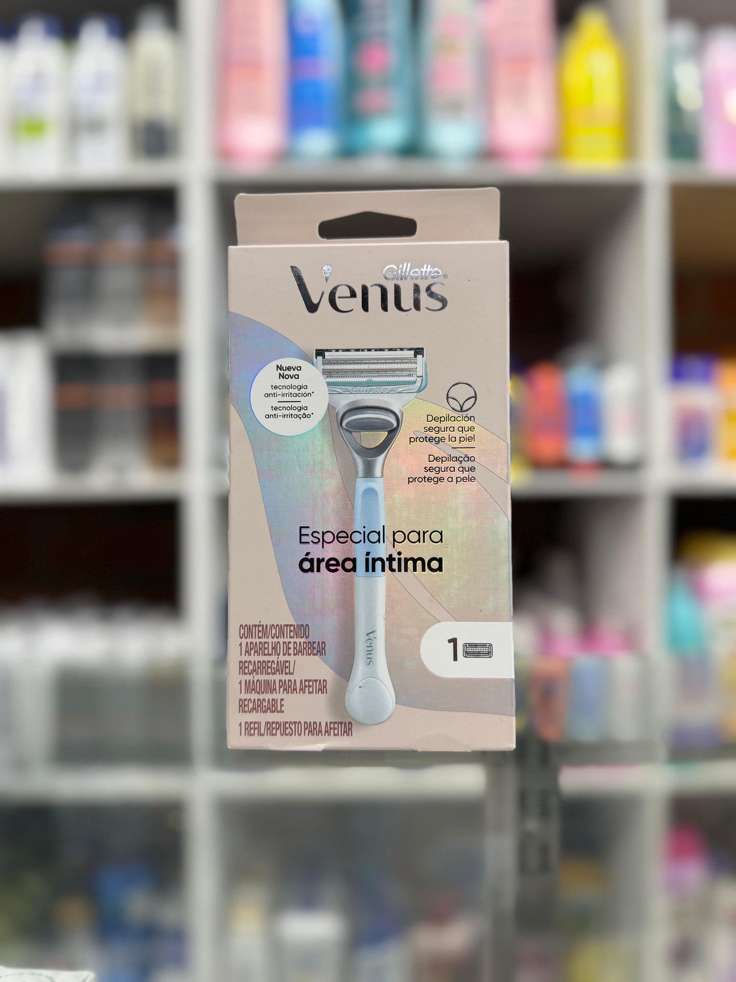 Máquina para Afeitar Gillette Venus Especial para Área Íntima + 1 Repuesto