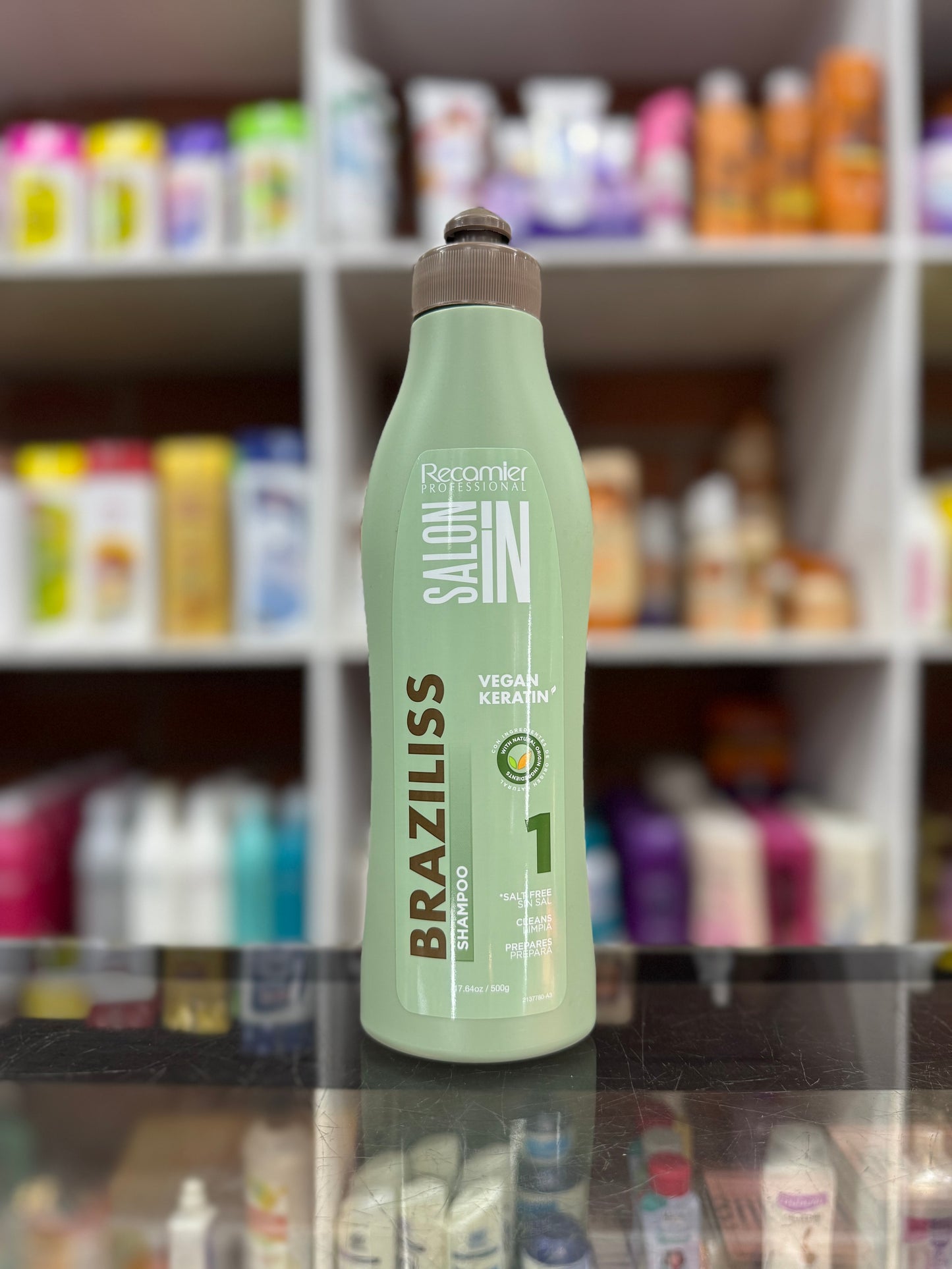 Kit keratina braziliss salón in recamier vegan keratin
