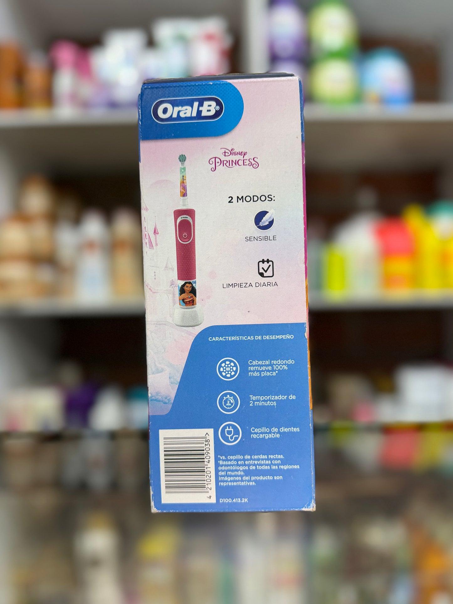 Cepillo Eléctrico Oral-B Disney Princess Recargable para Niños +3 Años
