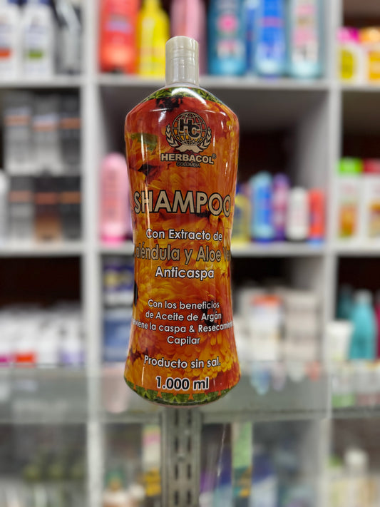 Shampoo con extracto de aloe Vera anticaspa