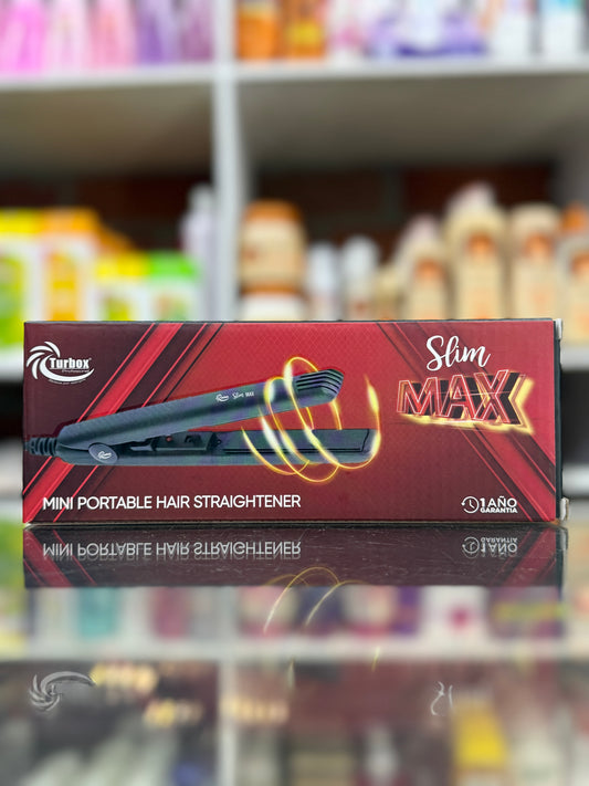 Plancha Portátil Slim Max Turbox – Mini Hair Straightener (Máx. 180°C)