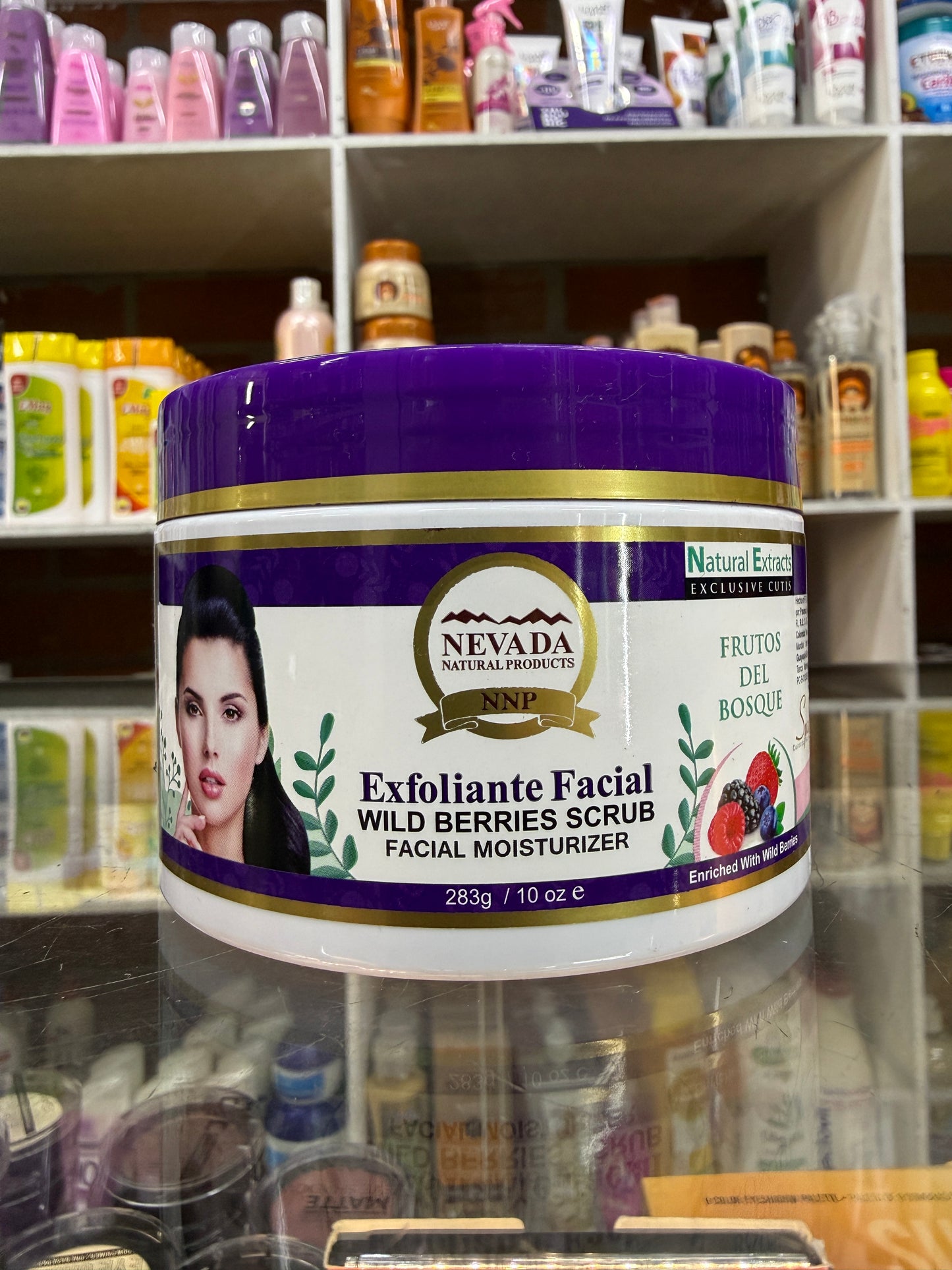 Exfoliante facial frutos del bosque nevada