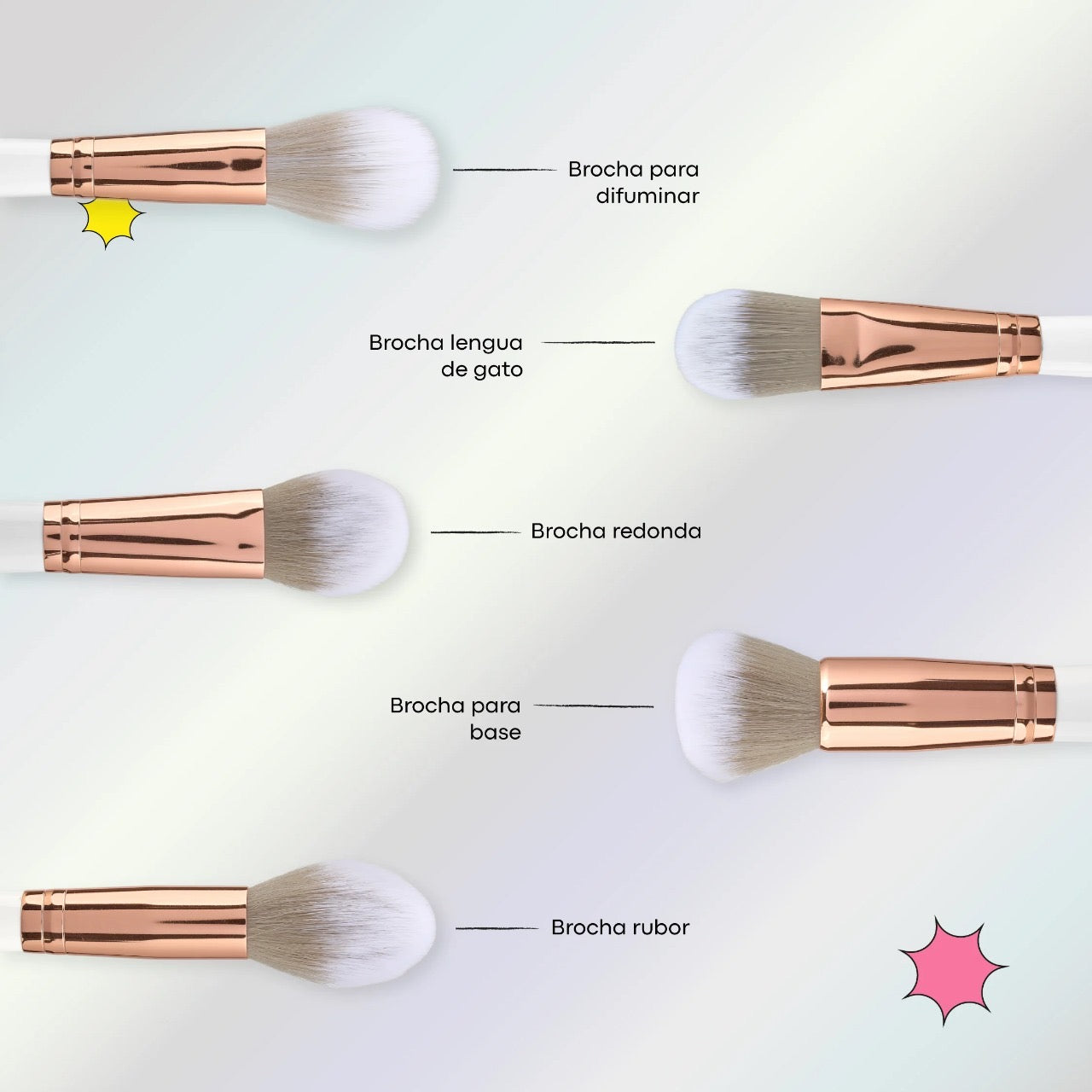 Kit de brochas x30 stone Lula