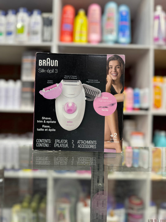 Depiladora afeitadora braun silk epil 3