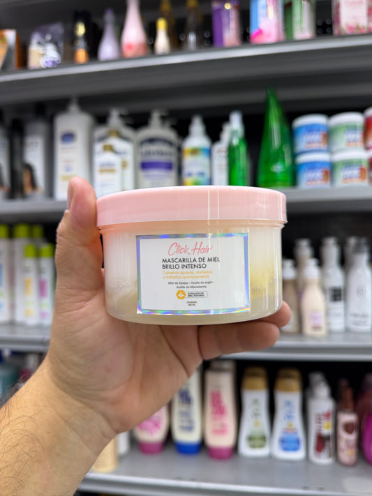 Click Hair Mascarilla de Miel Brillo Intenso 300 ml