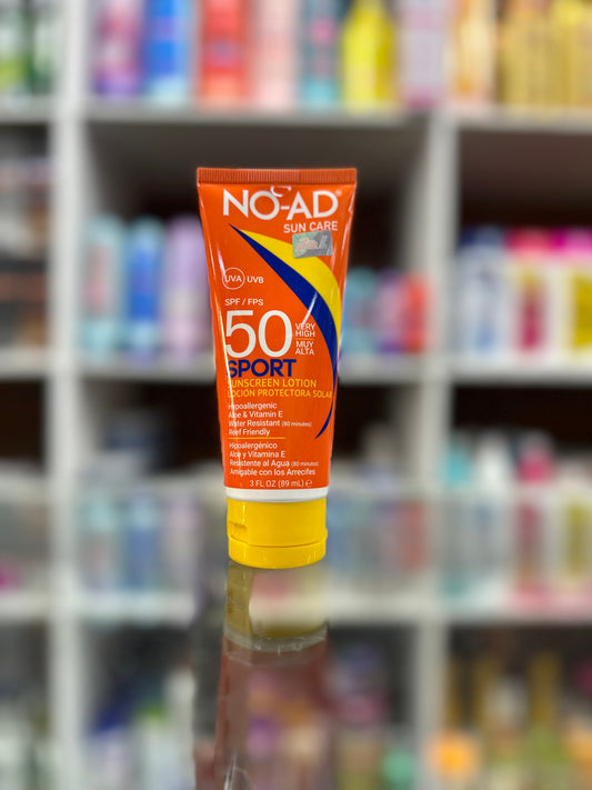 Protector solar No ad sport factor 50 x89ml