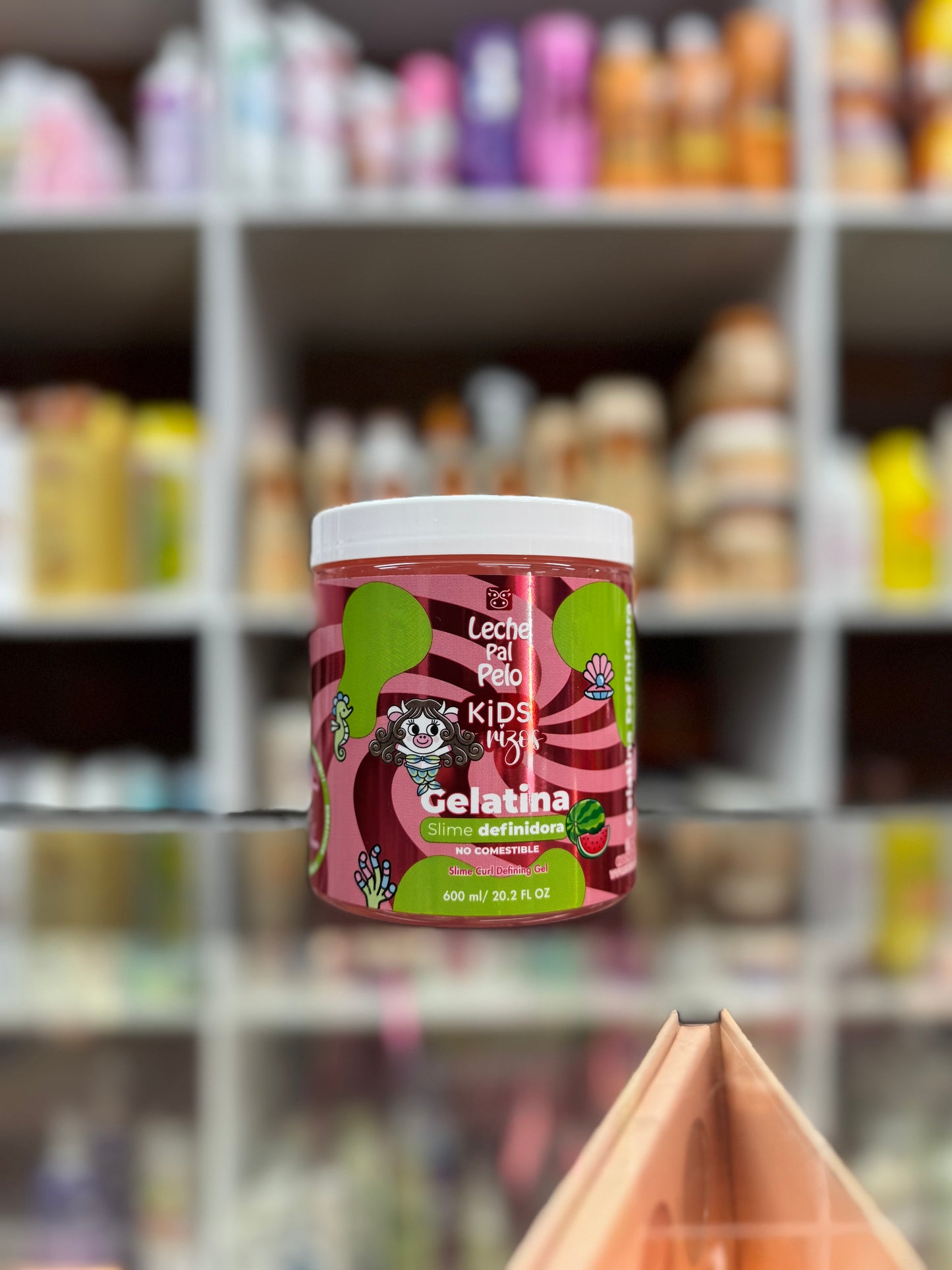 Gelatina definidora para rizos leche pal pelo