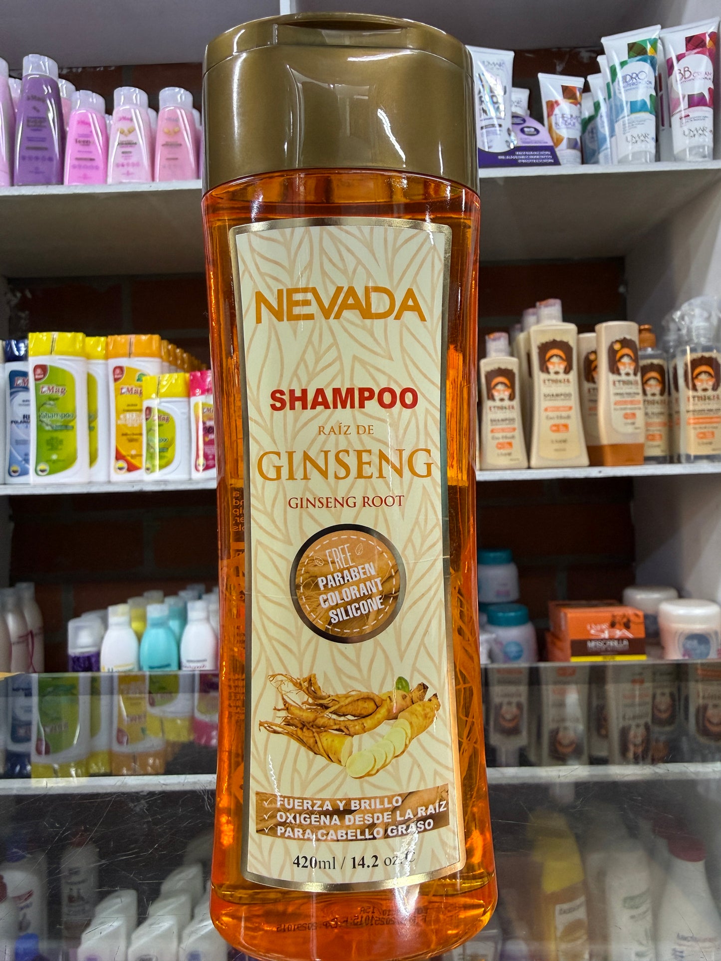 Shampoo raíz de ginseng