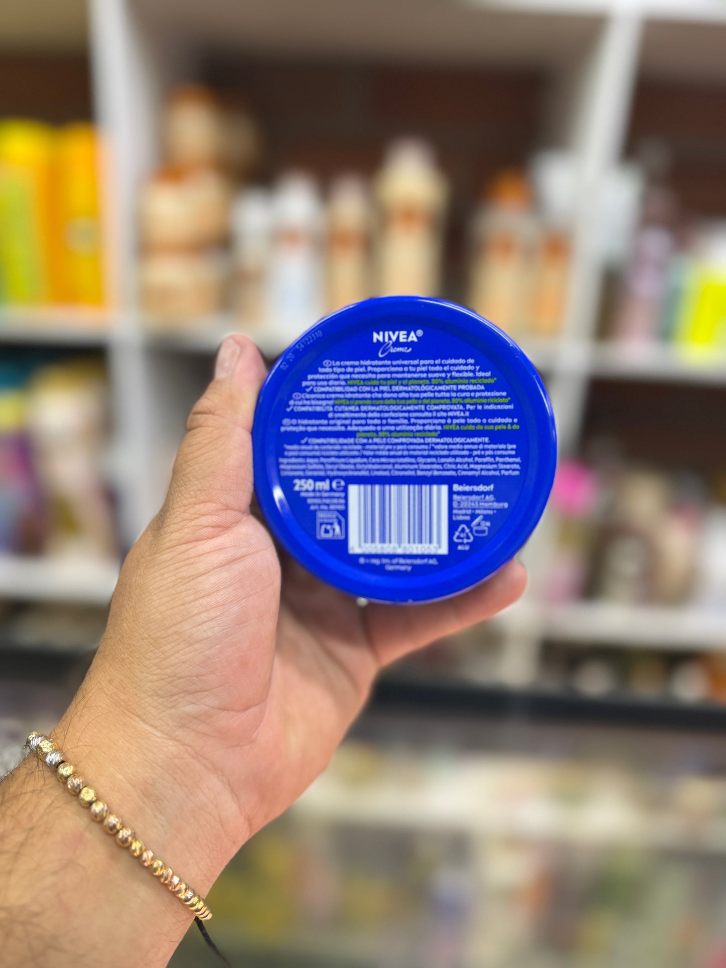 Crema NIVEA Creme 250 ml | Hidratación para Rostro, Manos y Cuerpo