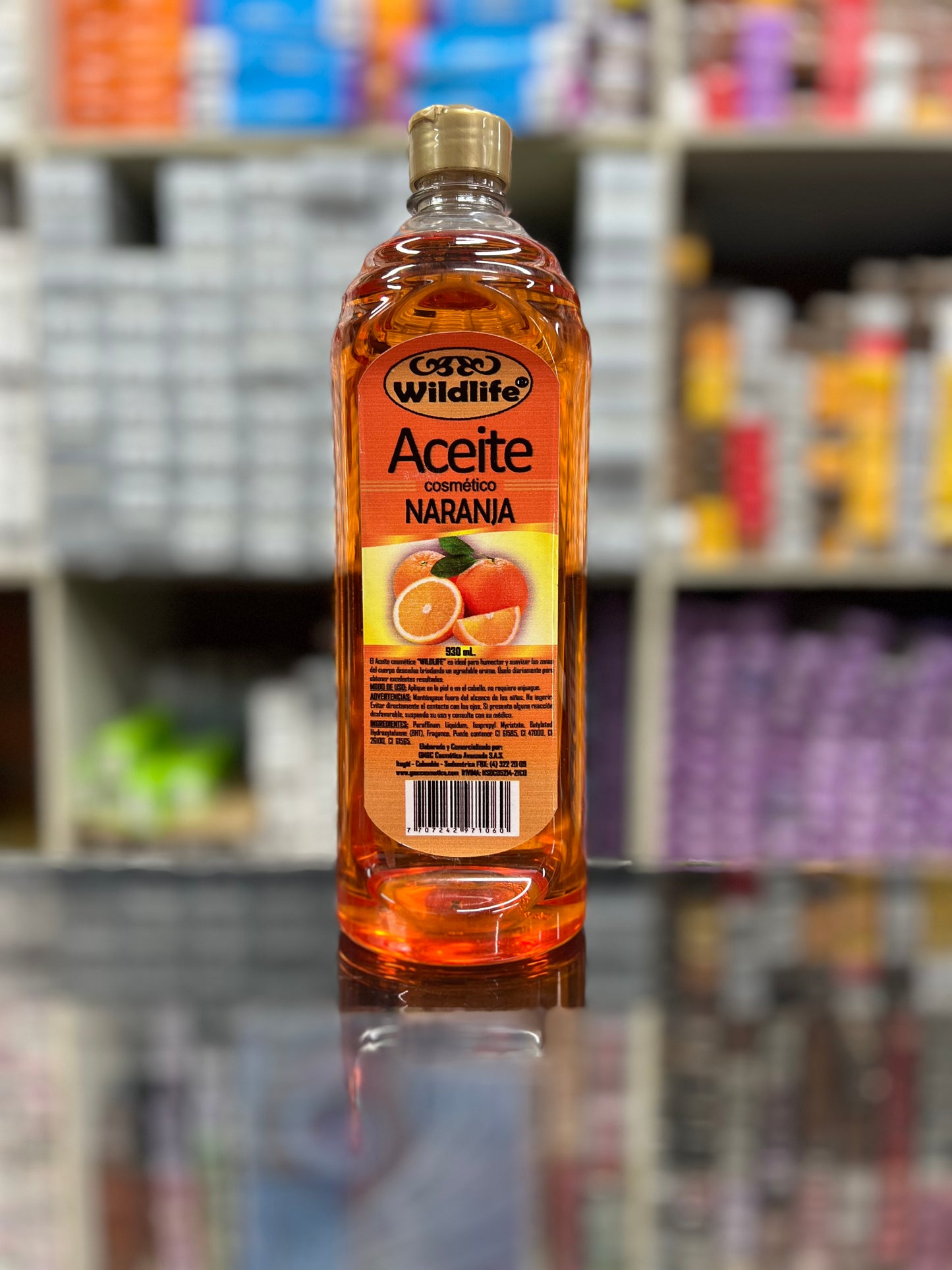 Aceite cosmético naranja x930