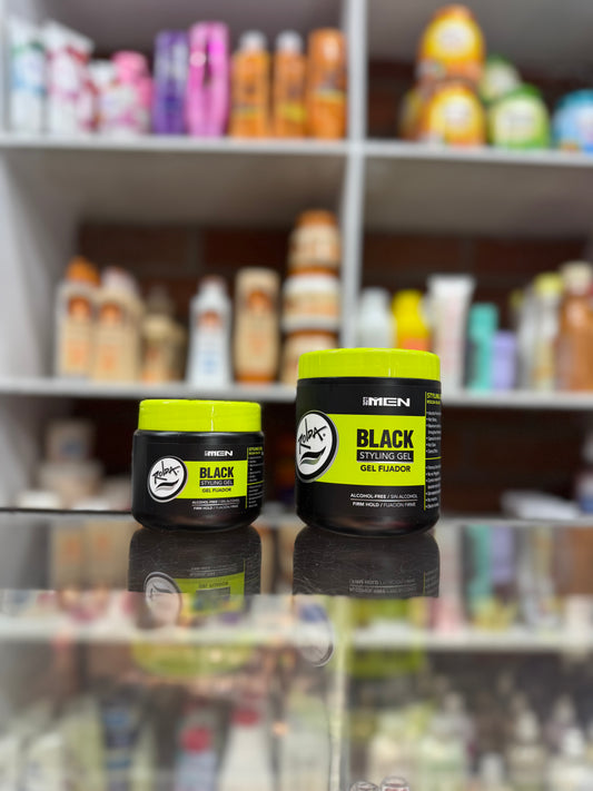 Gel fijador para cabello oscuro rolda black