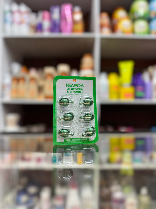 Ampolleta aloe Vera y vitamina E nevada facial