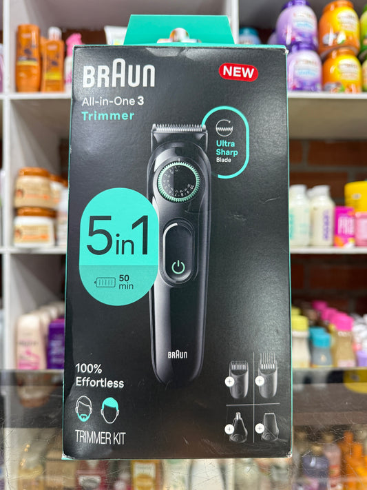 Recortadora all in one 3 trimer 5 en 1 BRAUN