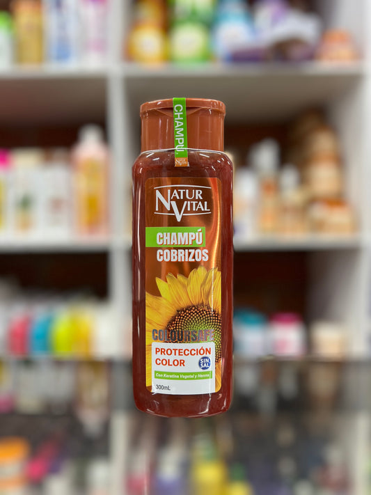 Shampoo naturaleza y vida cabellos cobrizos