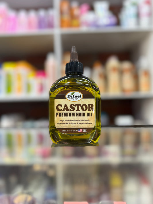 Aceite de castor para el cabello