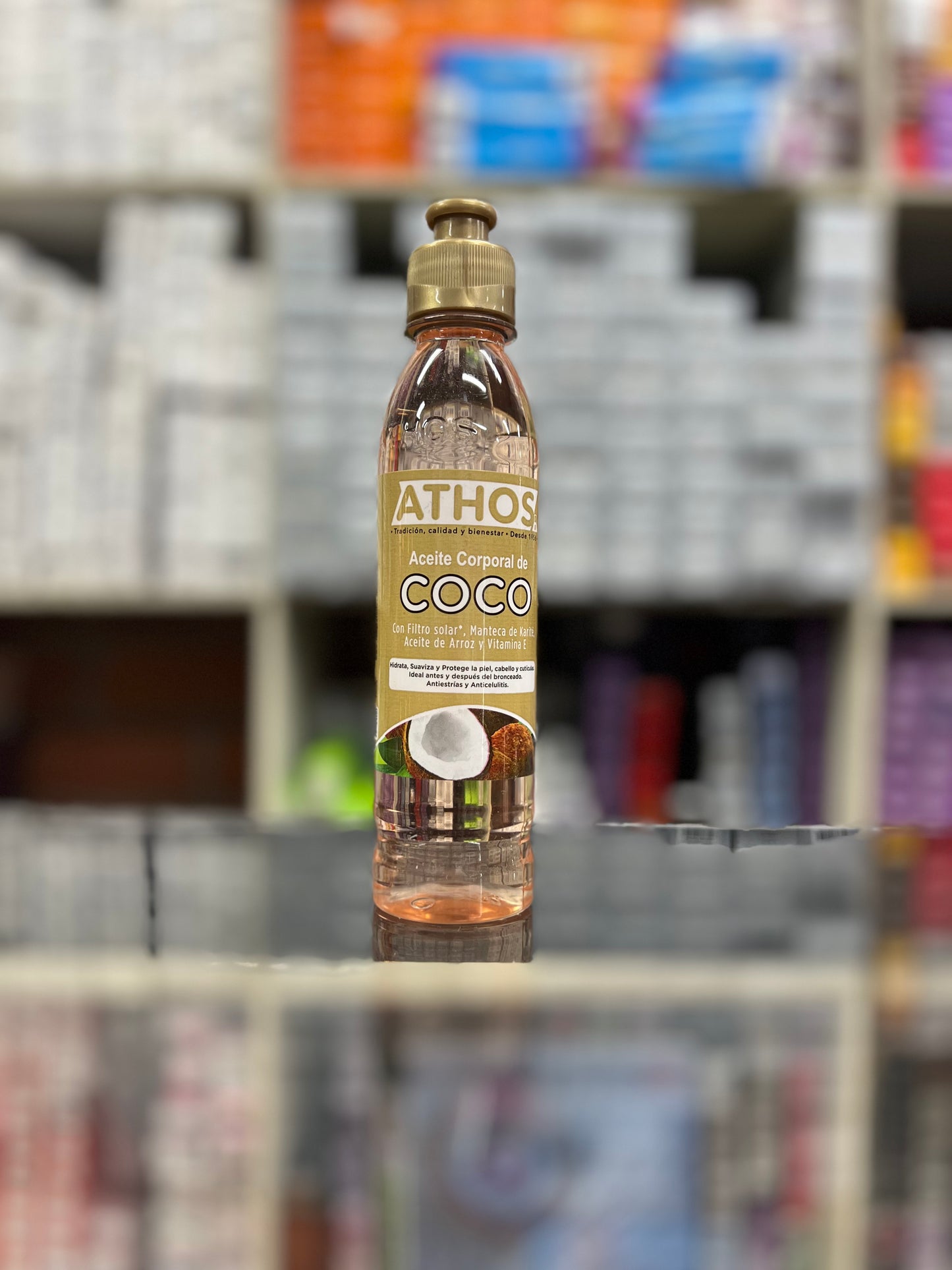 Aceite de corporal de coco athos x250ml