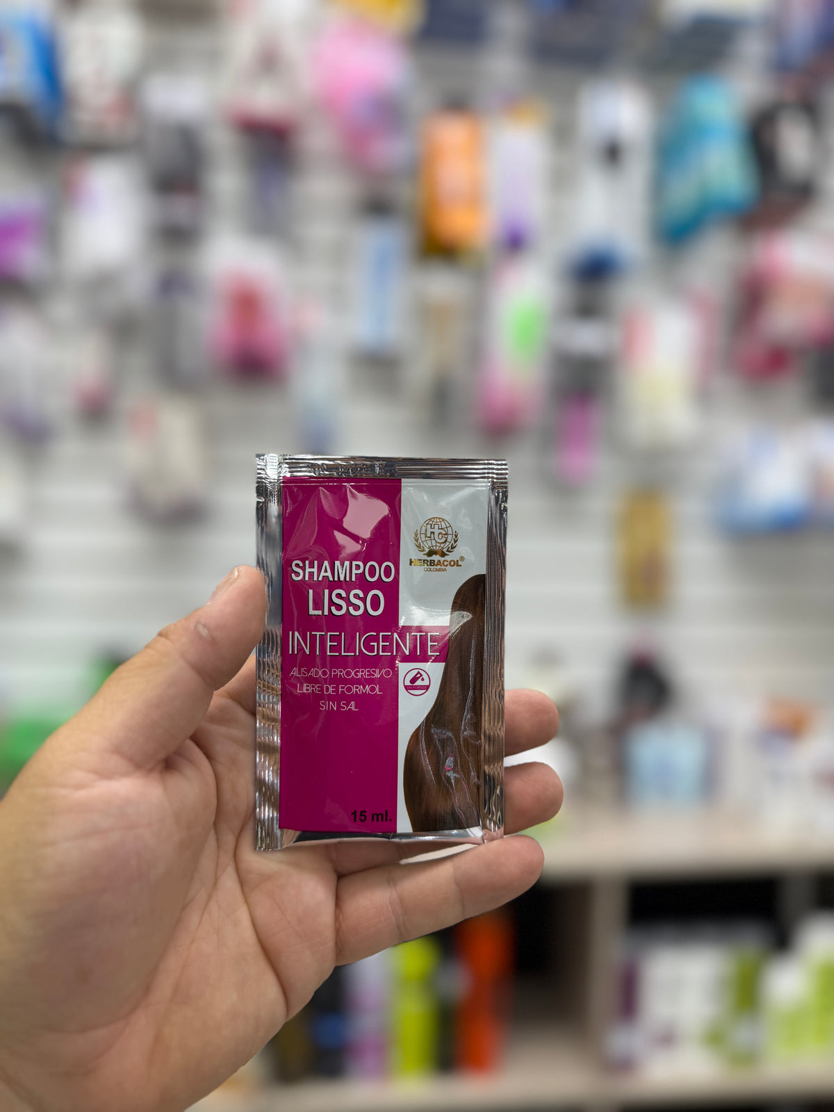 Shampoo Lisso Inteligente Herbacol 15 ml – Alisado Progresivo