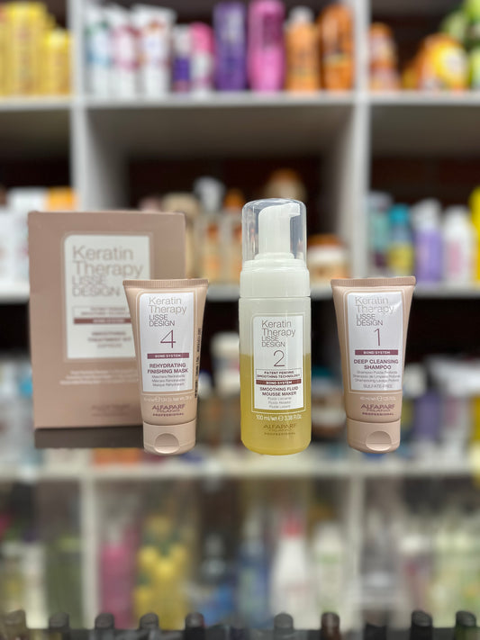 Kit alfaparf keratin therapy lisse design express