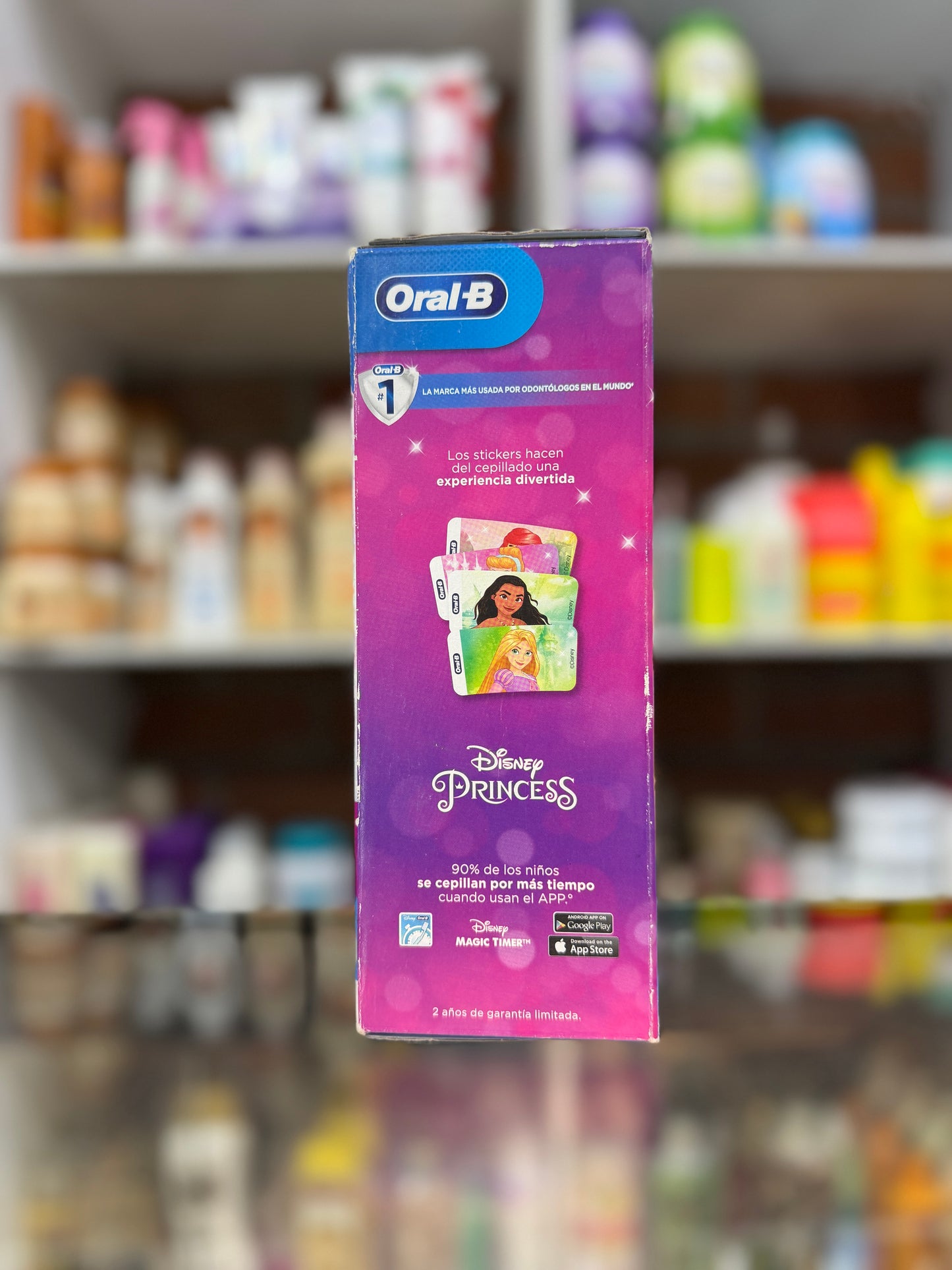 Cepillo Eléctrico Oral-B Disney Princess Recargable para Niños +3 Años