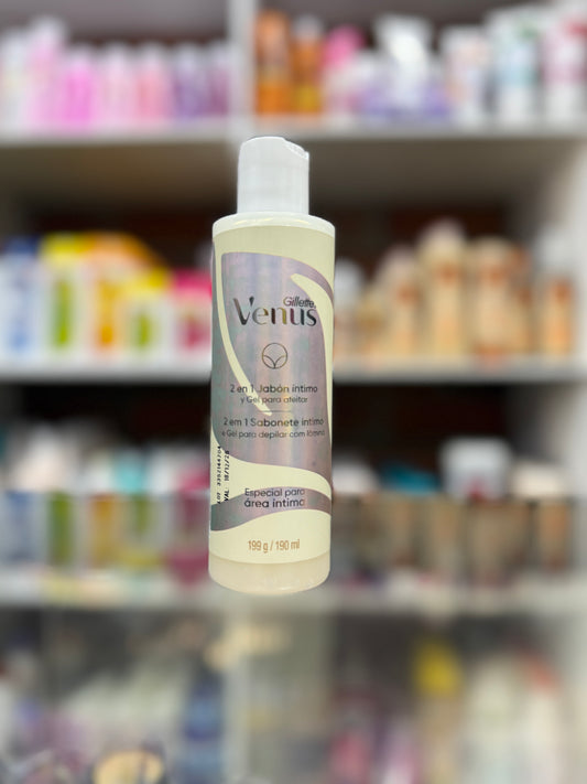 Gel intimo 2 en 1 Gillette venus limpieza y afeitado