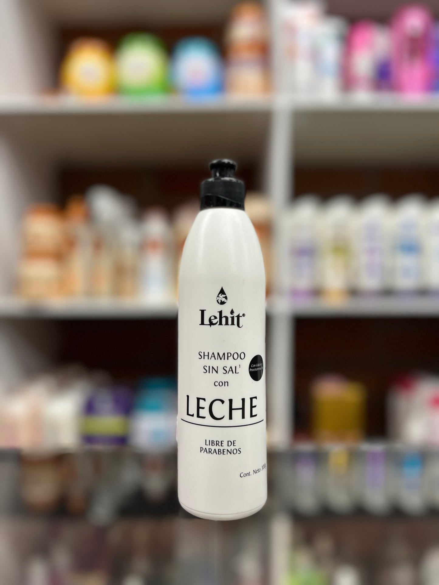 Shampoo sin sal con leche lehit