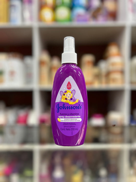 Spray desenredante fuerza y vitamina johnsons y johnsons