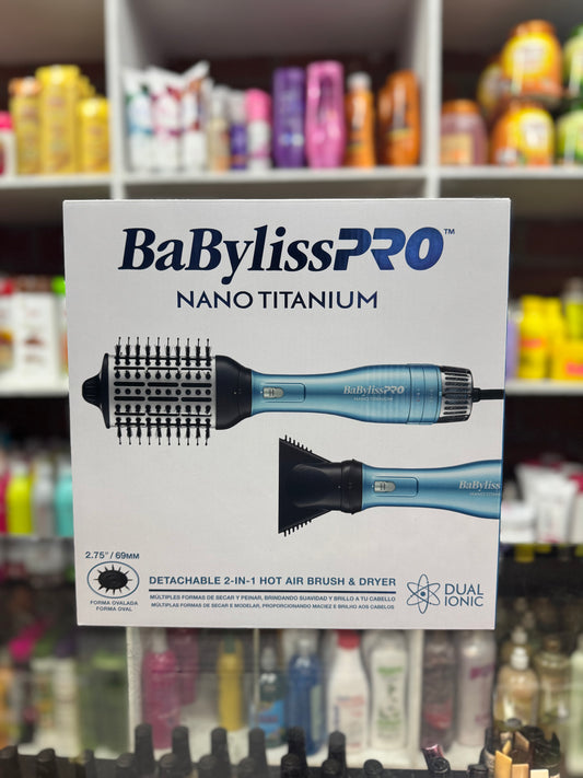 Cepillo secador babylissPRO nano titanium 2 en 1