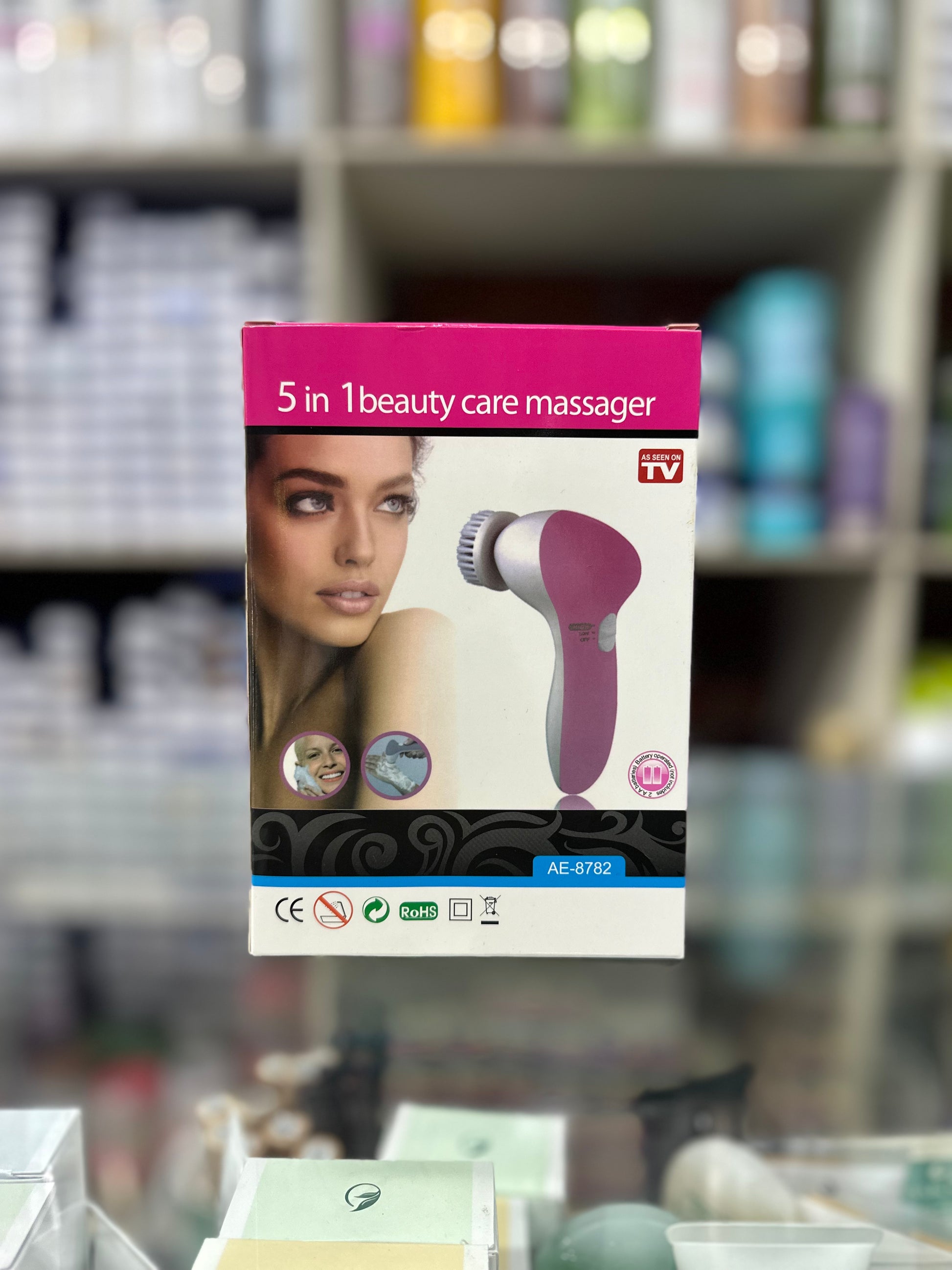 Cepillo exfoliante masajeador facial 5 en 1