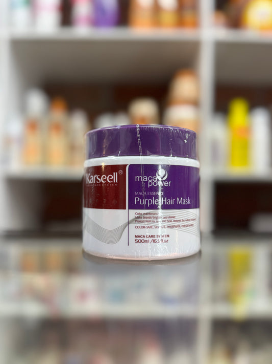 Mascarilla matizante karseell purple hair