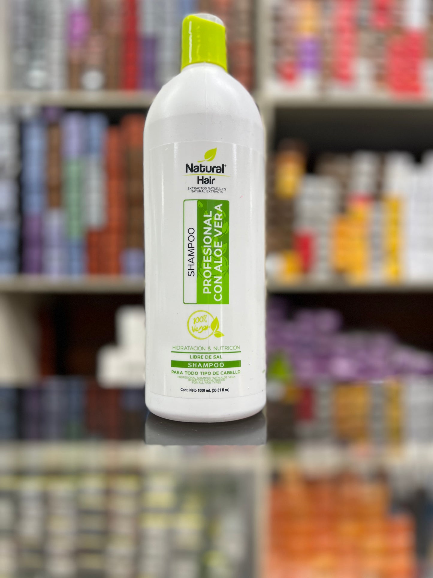 Shampoo profesional con aloe Vera natural hair naprolab