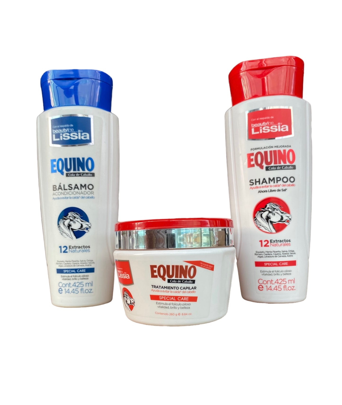 Kit equino cola de caballo lissia