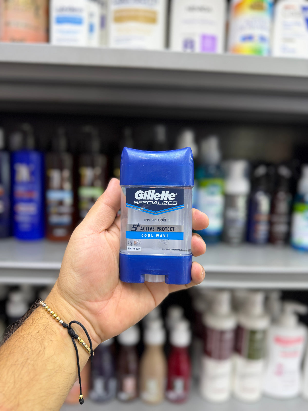 Gillette Specialized Cool Wave 5 Active Protect Desodorante Antitranspirante en Gel