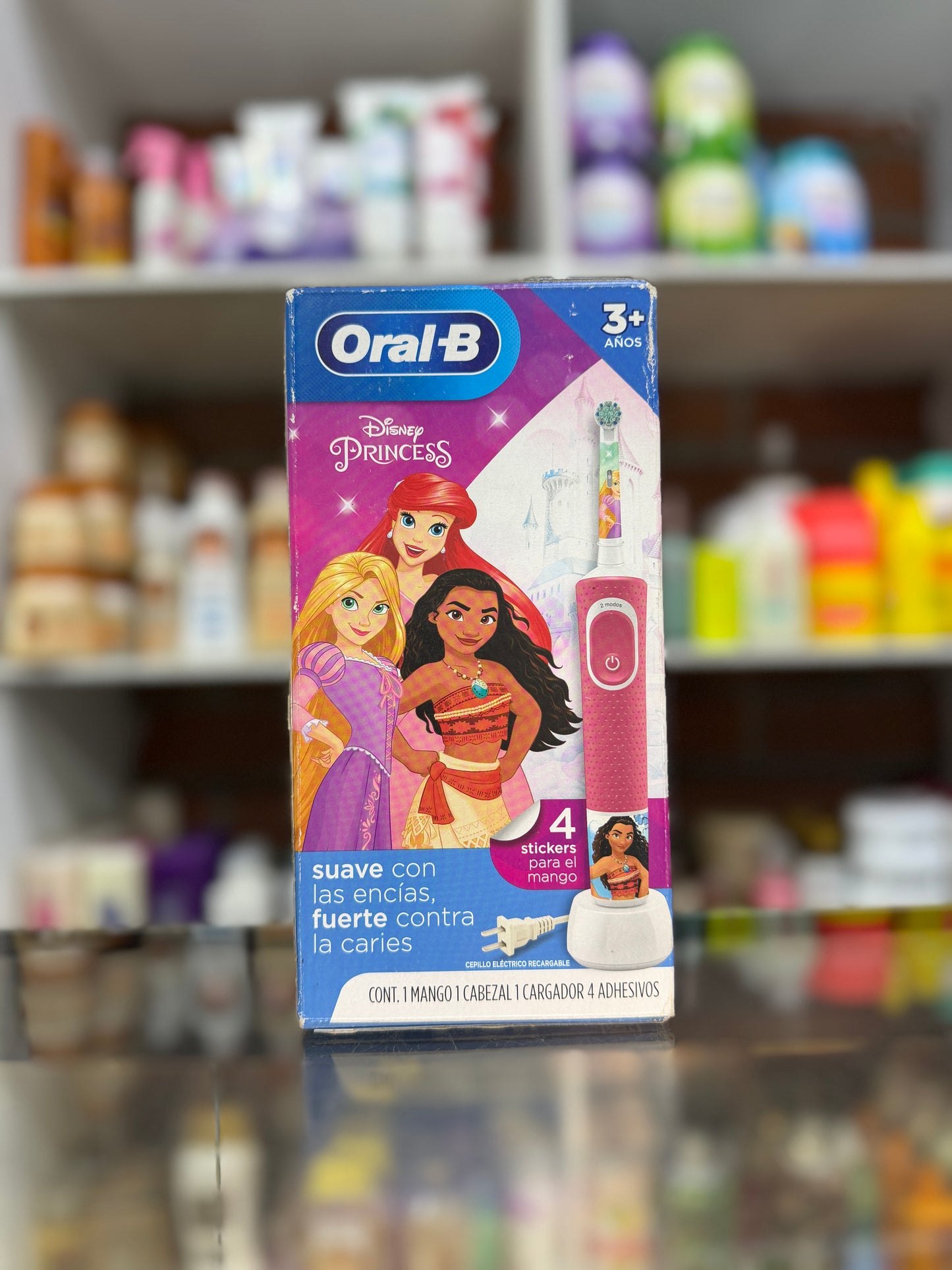 Cepillo Eléctrico Oral-B Disney Princess Recargable para Niños +3 Años