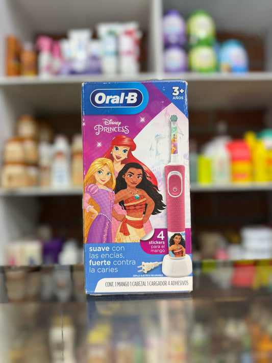 Cepillo Eléctrico Oral-B Disney Princess Recargable para Niños +3 Años