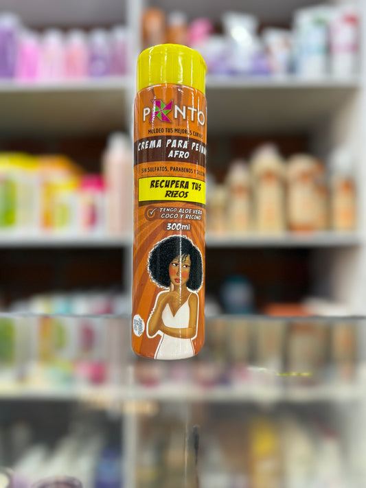Crema para peinar afro ponto recupera tus rizos