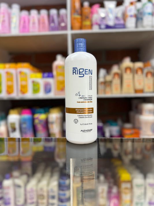 Shampoo reparador con extracto de chía rigen alfaparf 1L
