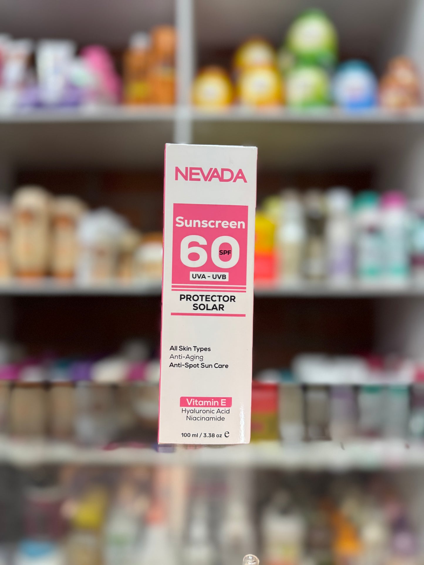 Bloqueador protector solar nevada 60spf