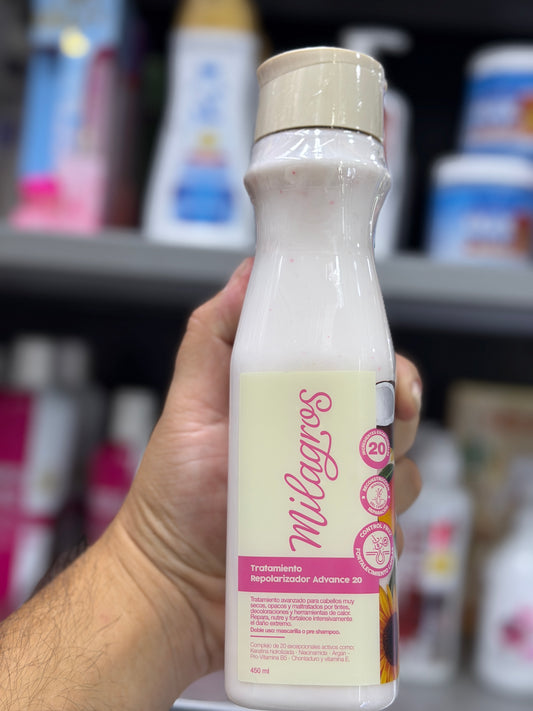 Tratamiento Repolarizador Advance 20 Milagros 450 ml