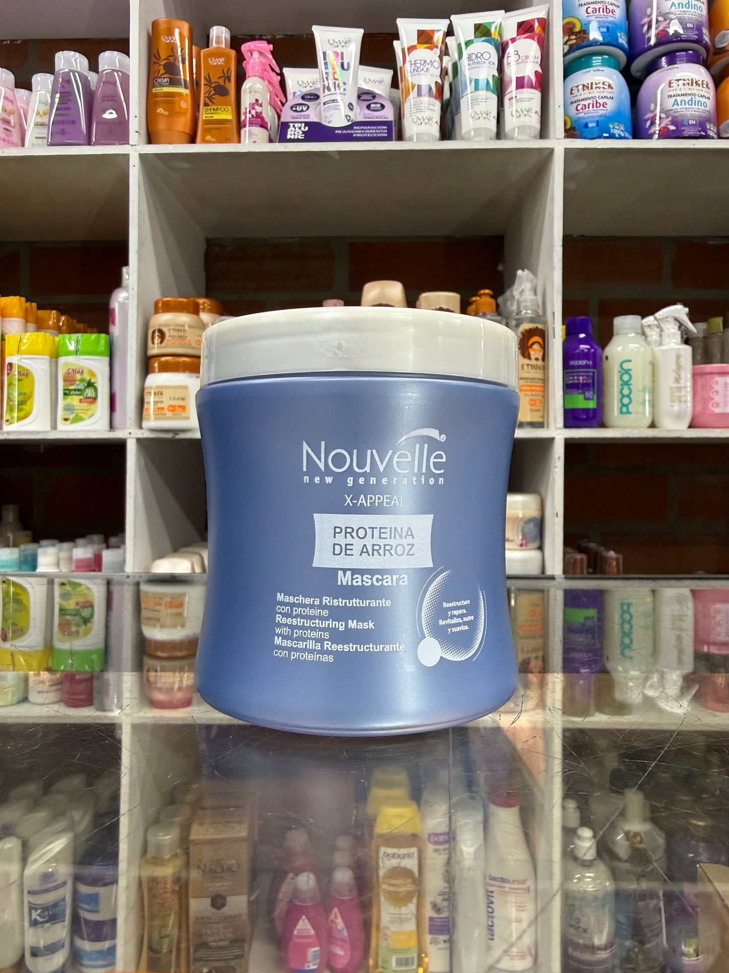 Mascarilla proteína de arroz novélele 500ml