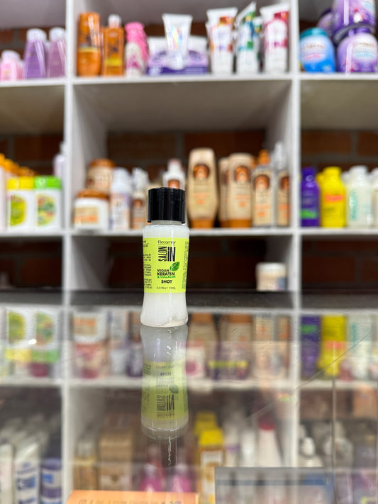 Ampolleta recamier shot vegan keratin y collagen