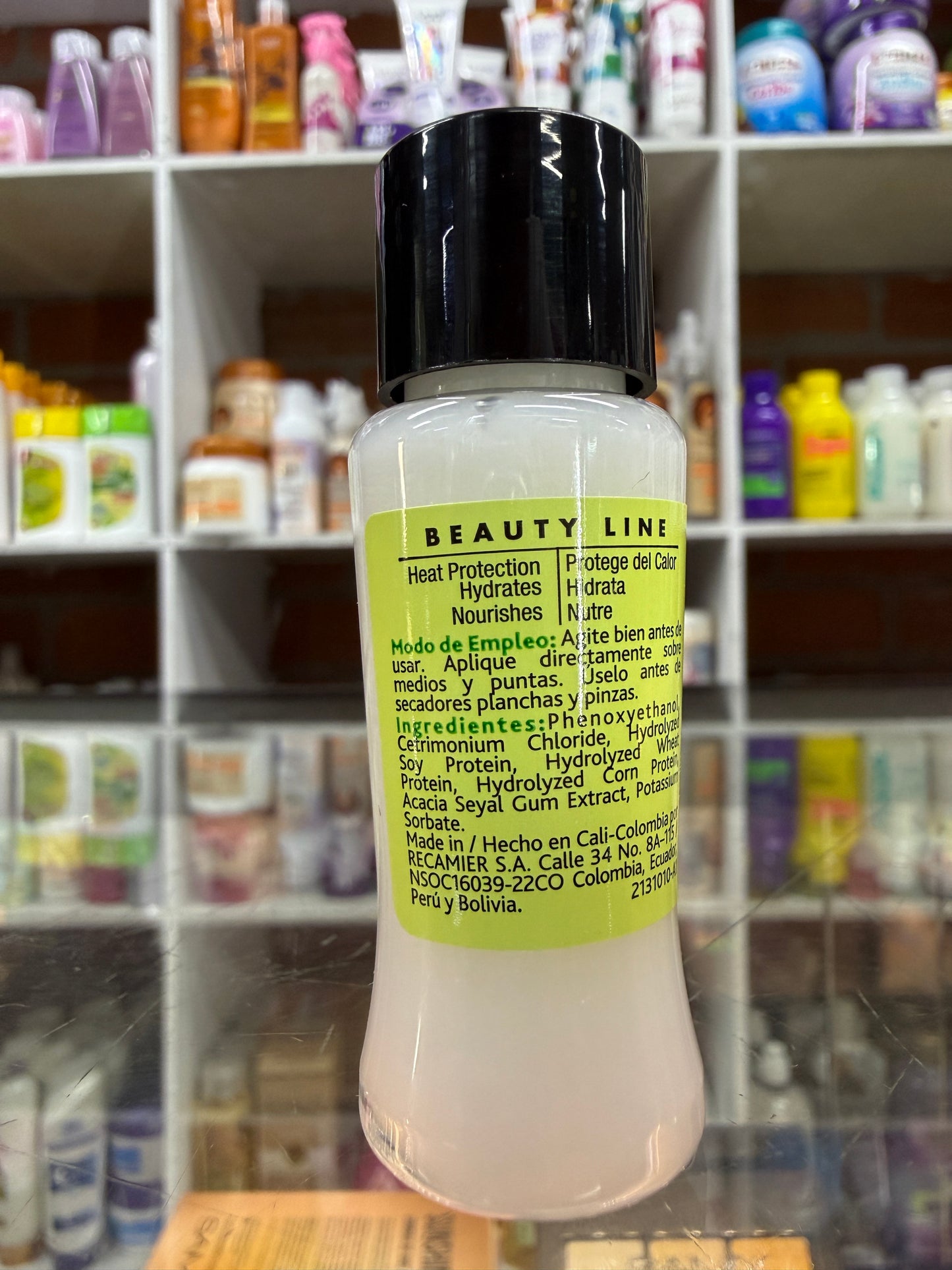 Ampolleta recamier shot vegan keratin y collagen